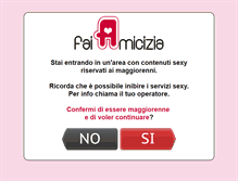Tablet Screenshot of faiamicizia.com